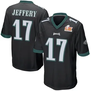 Alshon Jeffery Philadelphia Eagles Men's Game Alternate Super Bowl LIX Nike Jersey - Black