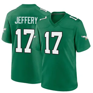 Alshon Jeffery Philadelphia Eagles Men's Game Kelly Alternate Nike Jersey - Green