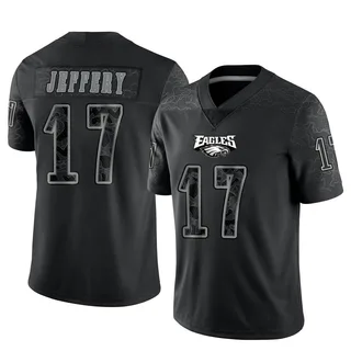 Alshon Jeffery Philadelphia Eagles Men's Limited Reflective Jersey - Black