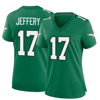 Alshon Jeffery Philadelphia Eagles Women's Game Kelly Alternate Nike Jersey - Green