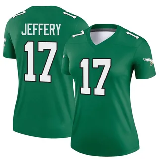 Alshon Jeffery Philadelphia Eagles Women's Legend Kelly Alternate Nike Jersey - Green