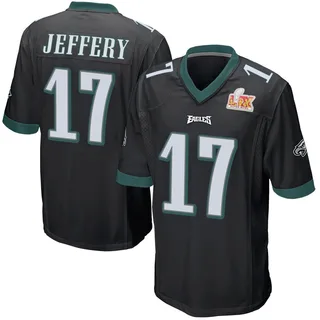 Alshon Jeffery Philadelphia Eagles Youth Game Alternate Super Bowl LIX Nike Jersey - Black