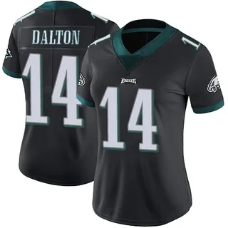 Andy Dalton Philadelphia Eagles Women's Limited Alternate Vapor Untouchable Nike Jersey - Black