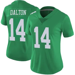 Andy Dalton Philadelphia Eagles Women's Limited Vapor Untouchable Nike Jersey - Green