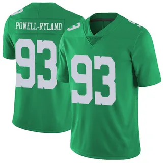 Antwaun Powell-Ryland Philadelphia Eagles Men's Limited Vapor Untouchable Nike Jersey - Green