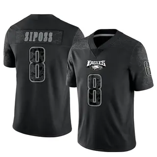 Arryn Siposs Philadelphia Eagles Youth Limited Reflective Nike Jersey - Black