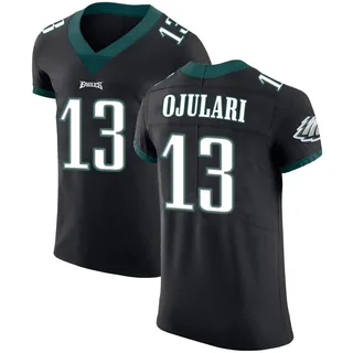 Azeez Ojulari Philadelphia Eagles Men's Elite Alternate Vapor Untouchable Nike Jersey - Black