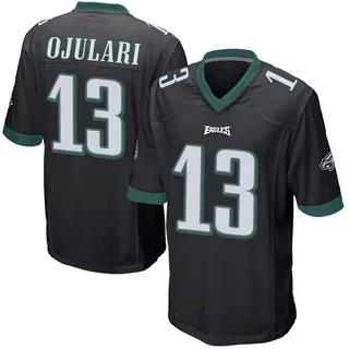 Azeez Ojulari Philadelphia Eagles Men's Game Alternate Nike Jersey - Black