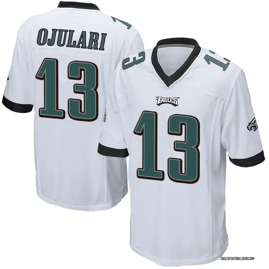 Azeez Ojulari Philadelphia Eagles Men's Game Nike Jersey - White