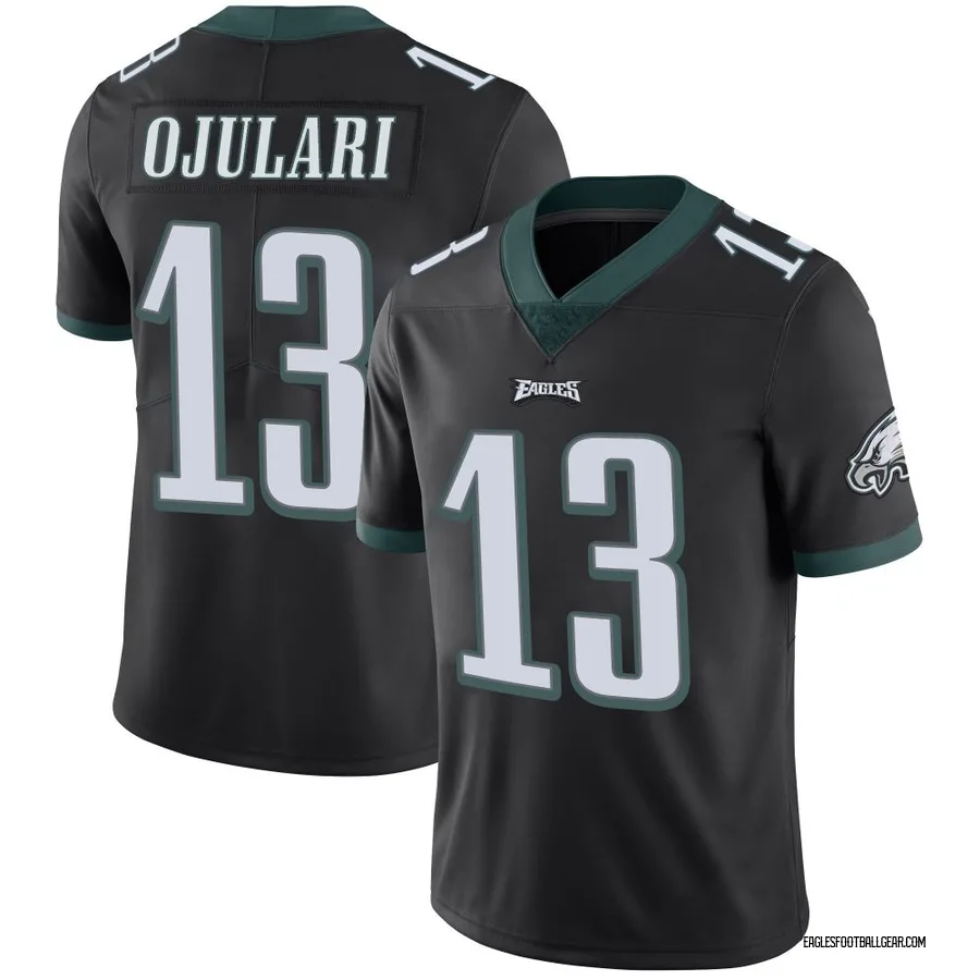Azeez Ojulari Philadelphia Eagles Men's Limited Alternate Vapor Untouchable Nike Jersey - Black