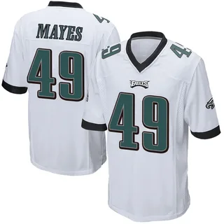 BJ Mayes Philadelphia Eagles Men's Game Nike Jersey - White