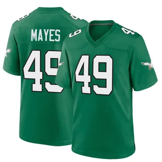 BJ Mayes Philadelphia Eagles Youth Game Kelly Alternate Nike Jersey - Green