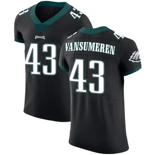 Ben VanSumeren Philadelphia Eagles Men's Elite Alternate Vapor Untouchable Nike Jersey - Black
