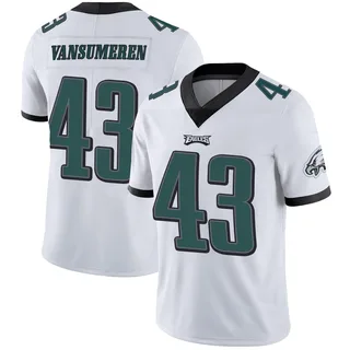 Ben VanSumeren Philadelphia Eagles Men's Limited Vapor Untouchable Nike Jersey - White