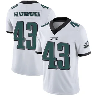 Ben VanSumeren Philadelphia Eagles Youth Limited Vapor Untouchable Nike Jersey - White