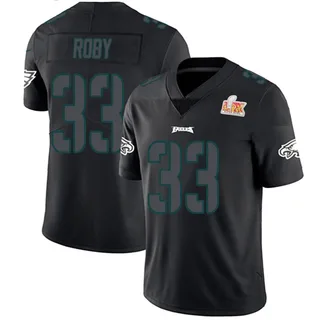 Bradley Roby Philadelphia Eagles Men's Limited Super Bowl LIX Nike Jersey - Black Impact