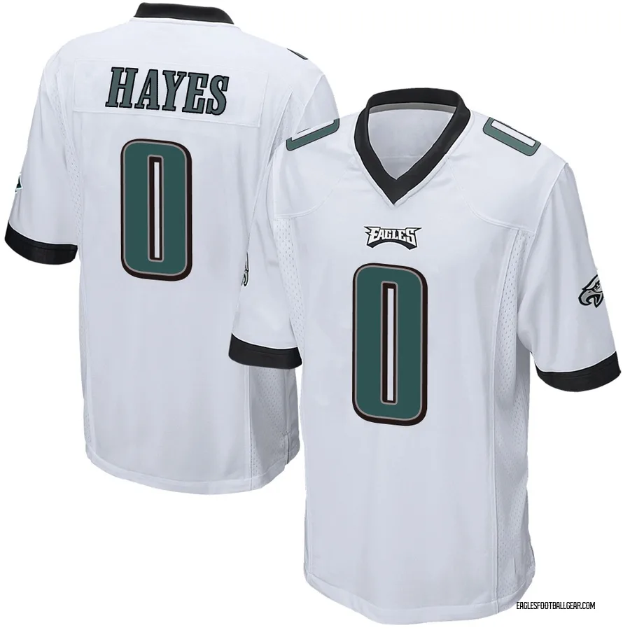 Brandon Hayes Philadelphia Eagles Men's Game Nike Jersey - White