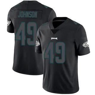 Brandon Johnson Philadelphia Eagles Men's Limited Nike Jersey - Black Impact