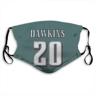 Brian Dawkins Philadelphia Eagles Reusable & Washable Face Mask