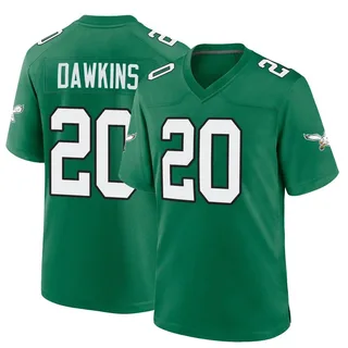 Brian Dawkins Philadelphia Eagles Youth Game Kelly Alternate Jersey - Green