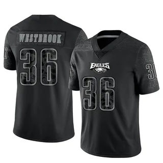 Brian Westbrook Philadelphia Eagles Men's Limited Reflective Jersey - Black