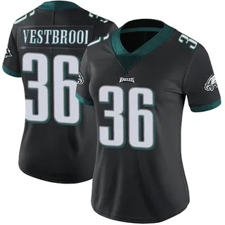 Brian Westbrook Philadelphia Eagles Women's Limited Alternate Vapor Untouchable Nike Jersey - Black