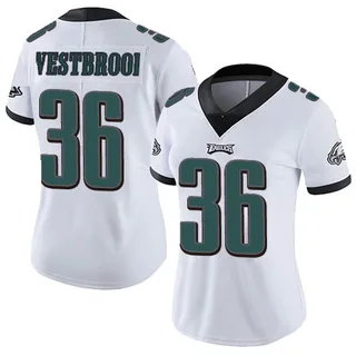 Brian Westbrook Philadelphia Eagles Women's Limited Vapor Untouchable Nike Jersey - White