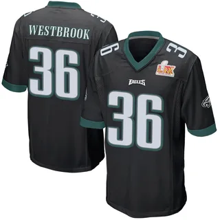 Brian Westbrook Philadelphia Eagles Youth Game Alternate Super Bowl LIX Nike Jersey - Black