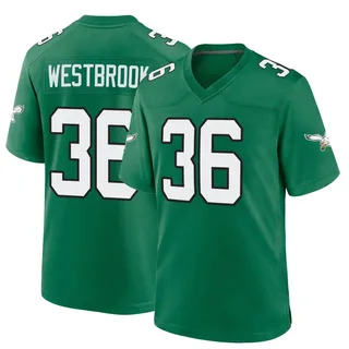 Brian Westbrook Philadelphia Eagles Youth Game Kelly Alternate Jersey - Green