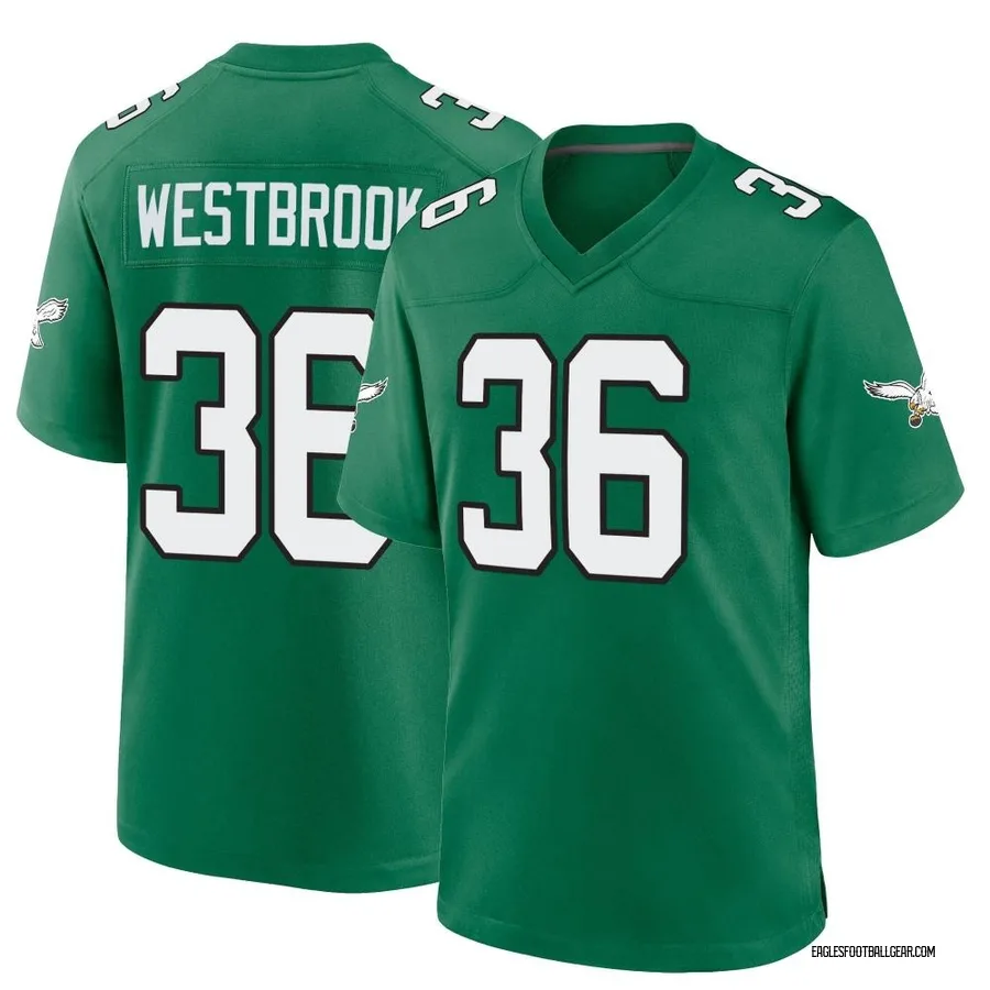 Brian Westbrook Philadelphia Eagles Youth Game Kelly Alternate Nike Jersey - Green