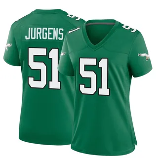 Cam Jurgens Philadelphia Eagles Women's Game Kelly Alternate Nike Jersey - Green