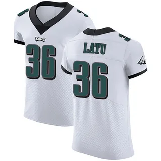 Cameron Latu Philadelphia Eagles Men's Elite Vapor Untouchable Nike Jersey - White