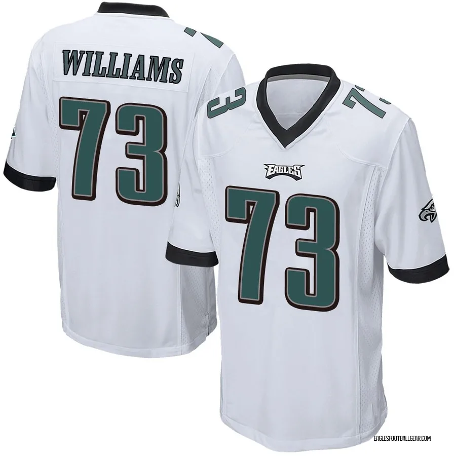 Cameron Williams Philadelphia Eagles Men's Game Nike Jersey - White