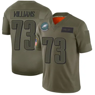 Cameron Williams Philadelphia Eagles Men's Limited 2019 Salute to Service Nike Jersey - Camo