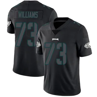 Cameron Williams Philadelphia Eagles Men's Limited Nike Jersey - Black Impact