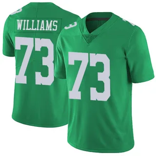 Cameron Williams Philadelphia Eagles Men's Limited Vapor Untouchable Nike Jersey - Green