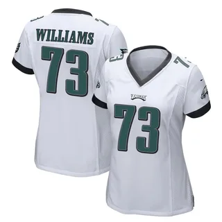 Cameron Williams Philadelphia Eagles Women's Game Nike Jersey - White