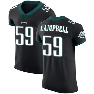Chance Campbell Philadelphia Eagles Men's Elite Alternate Vapor Untouchable Nike Jersey - Black