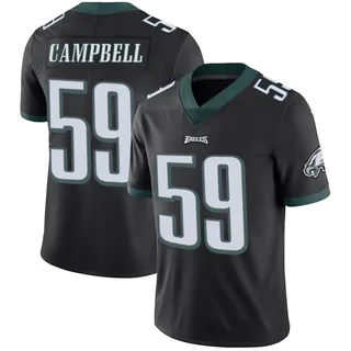 Chance Campbell Philadelphia Eagles Men's Limited Alternate Vapor Untouchable Nike Jersey - Black