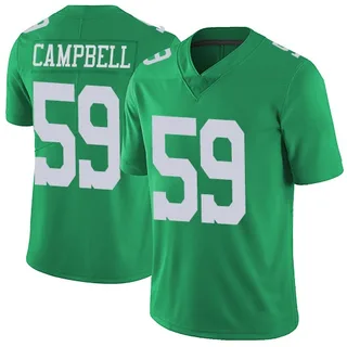 Chance Campbell Philadelphia Eagles Youth Limited Vapor Untouchable Nike Jersey - Green