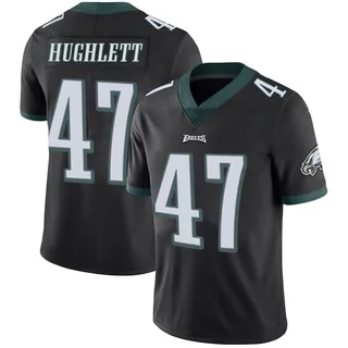Charley Hughlett Philadelphia Eagles Men's Limited Alternate Vapor Untouchable Nike Jersey - Black