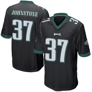 Christian Johnstone Philadelphia Eagles Youth Game Alternate Nike Jersey - Black