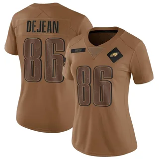 Cooper DeJean Philadelphia Eagles Women's Limited 2023 Salute To Service Nike Jersey - Brown