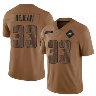 Cooper DeJean Philadelphia Eagles Youth Limited 2023 Salute To Service Nike Jersey - Brown