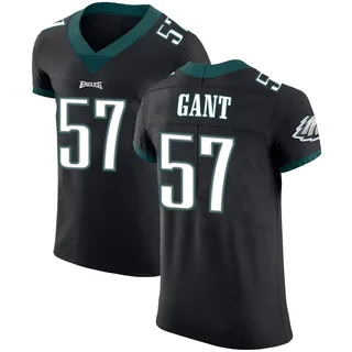 Dallas Gant Philadelphia Eagles Men's Elite Alternate Vapor Untouchable Nike Jersey - Black