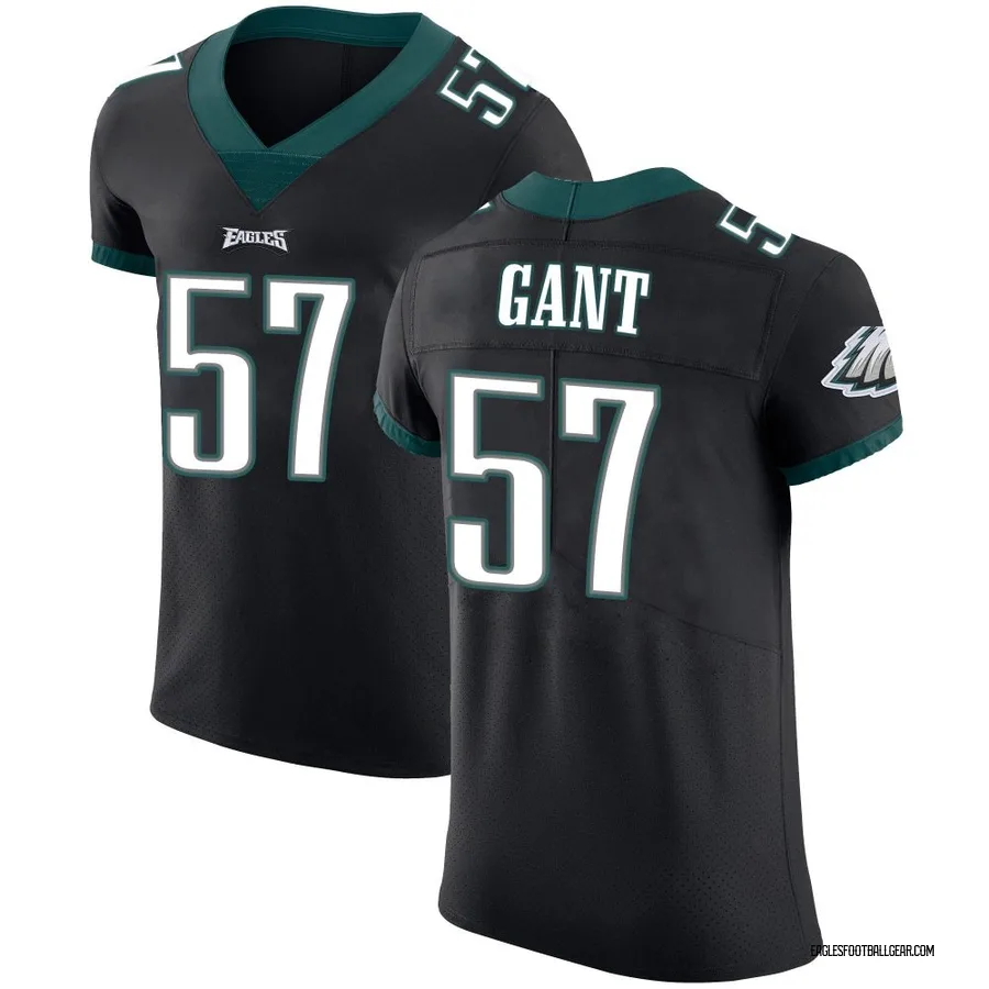 Dallas Gant Philadelphia Eagles Men's Elite Alternate Vapor Untouchable Nike Jersey - Black