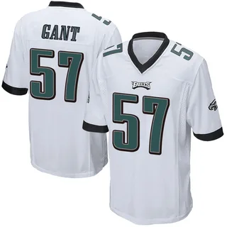 Dallas Gant Philadelphia Eagles Men's Game Nike Jersey - White