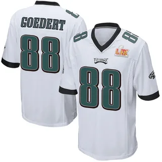 Dallas Goedert Philadelphia Eagles Youth Game Super Bowl LIX Nike Jersey - White
