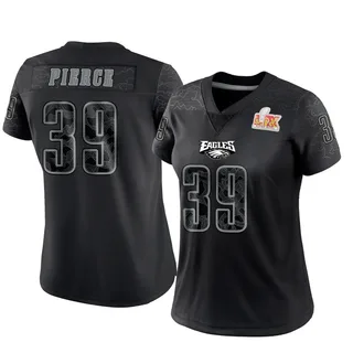 Dameon Pierce Philadelphia Eagles Women's Limited Reflective Super Bowl LIX Nike Jersey - Black