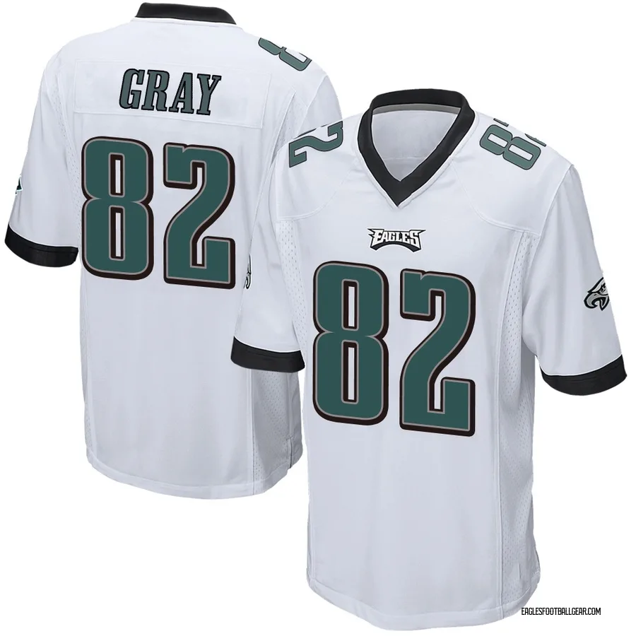 Danny Gray Philadelphia Eagles Men's Game Nike Jersey - White